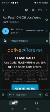 FLASHWIN coupon verification screenshot