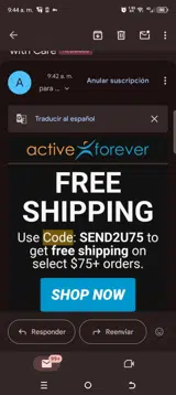 SEND2U75 coupon verification screenshot