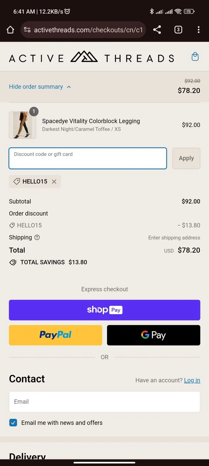 Active Threads Discount Codes - 15% Off | October 2024