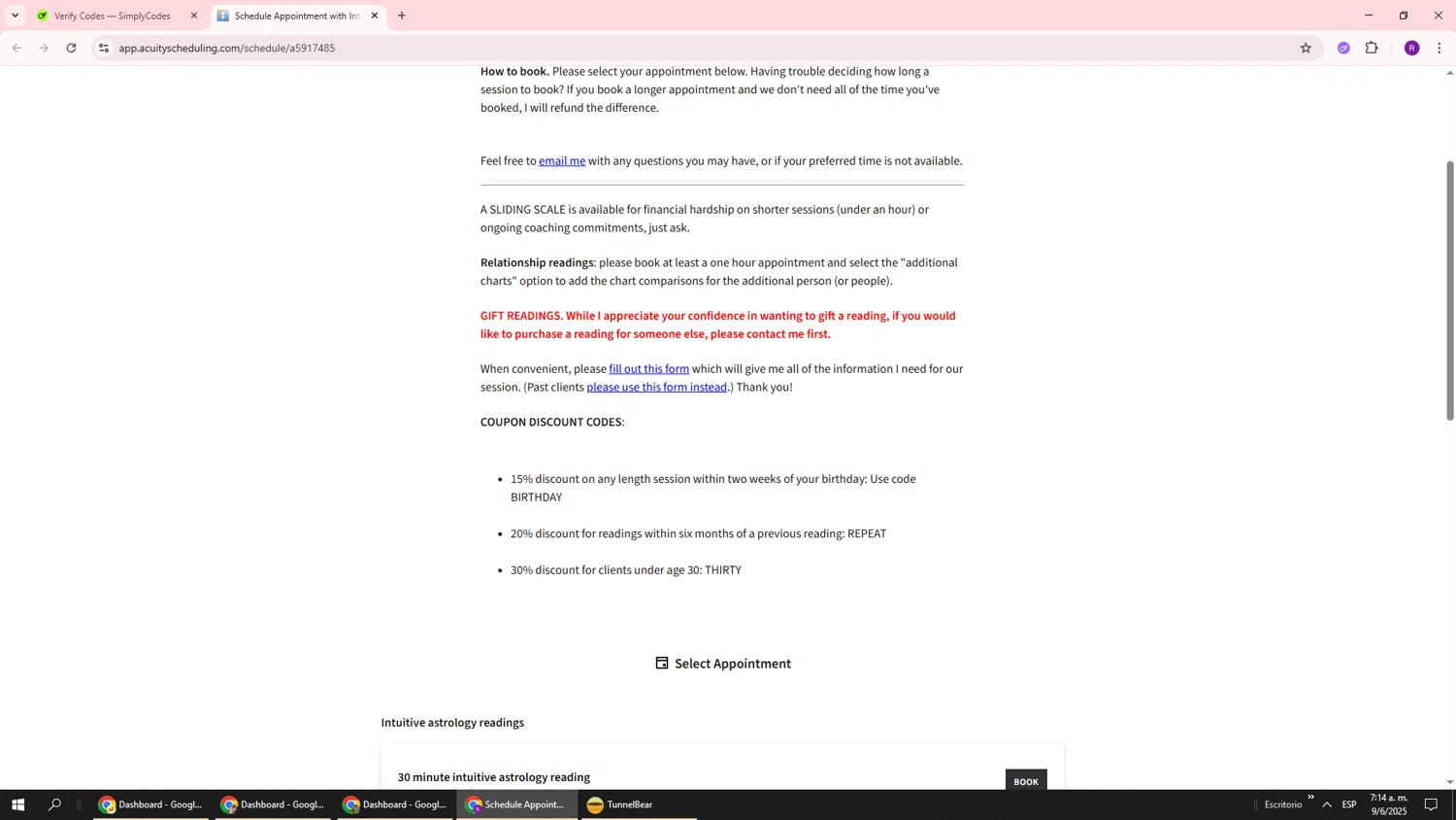 Acuity Scheduling promo code screenshot showing code BIRTHDAY applied at Acuity Scheduling checkout page. Uploaded by SimplyCodes community member ukemochi on Jun 9, 2025