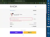 Afterholiday coupon verification screenshot
