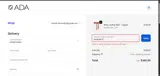 Amanda15 coupon verification screenshot