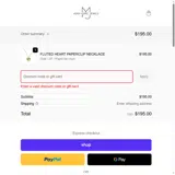 Adam Marc Jewels coupon verification screenshot