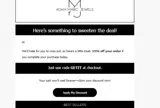 Adam Marc Jewels coupon verification screenshot