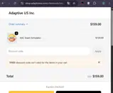 TIVE5 coupon verification screenshot
