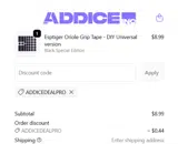 Addice coupon verification screenshot