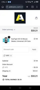 Addice coupon verification screenshot
