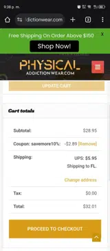 savemore10% coupon verification screenshot