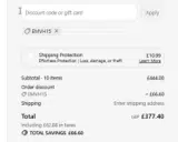Addison Ross (ROW) coupon verification screenshot
