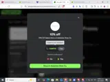CHIEF10 coupon verification screenshot