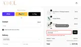 A'del Natural Cosmetics coupon verification screenshot