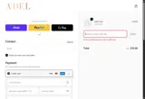 A'del Natural Cosmetics coupon verification screenshot