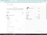 A'del Natural Cosmetics coupon verification screenshot