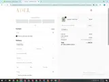 A'del Natural Cosmetics coupon verification screenshot
