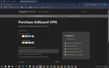 AdGuard VPN coupon verification screenshot