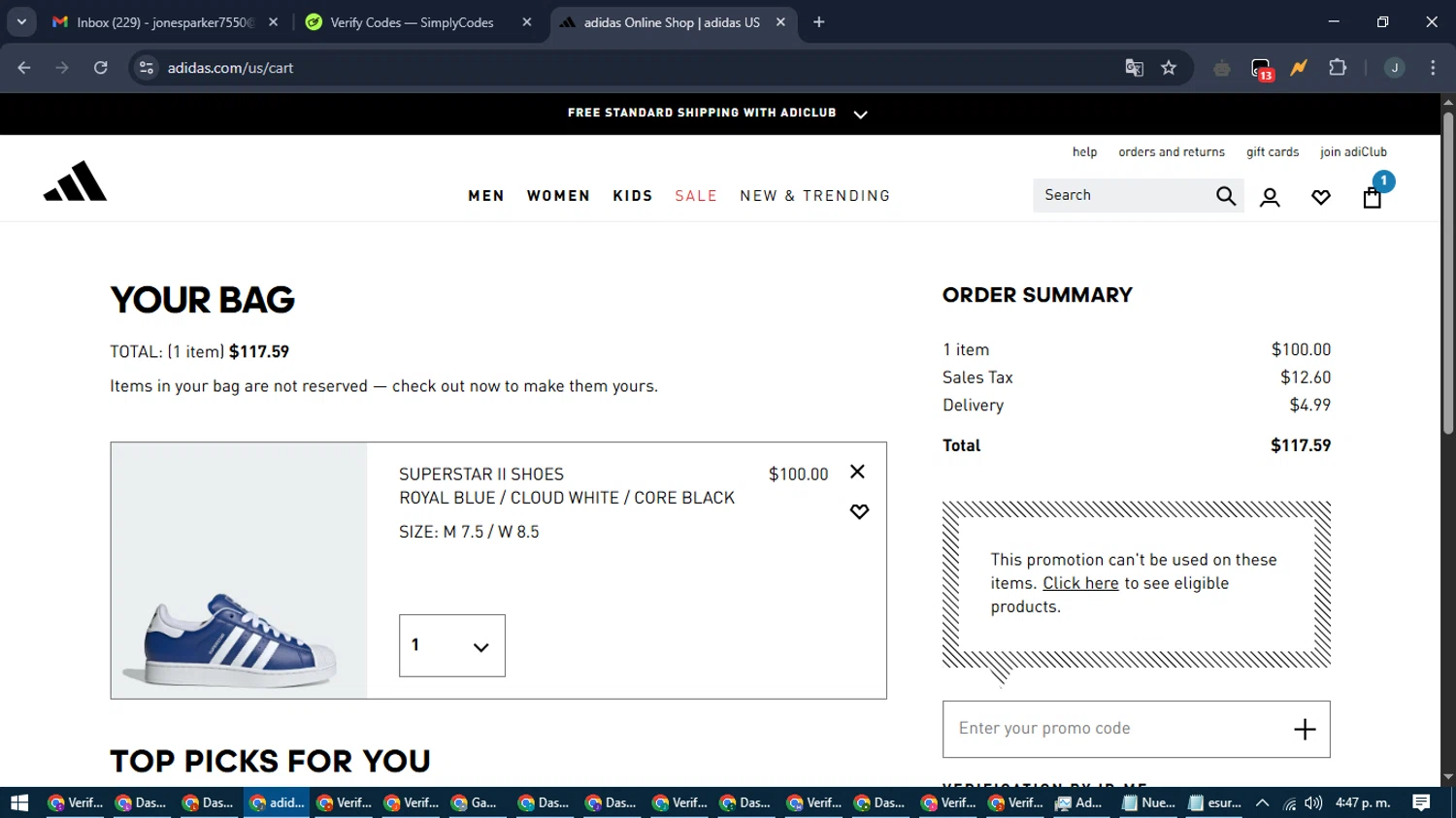 adidas discount code august 2019