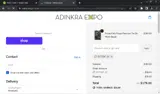 Adinkra Expo coupon verification screenshot