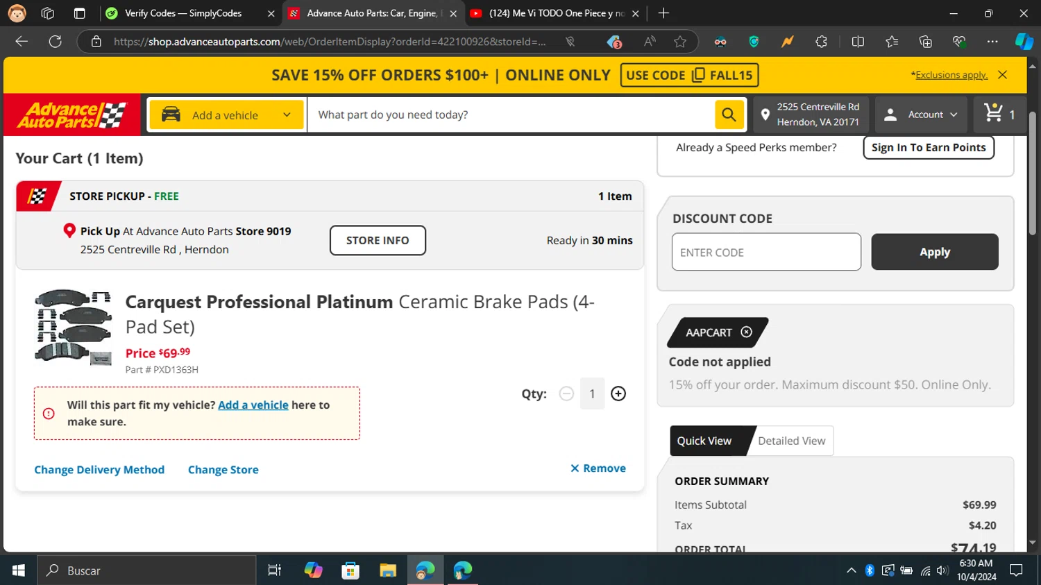 Advance Auto Parts Coupons - 25% Off | November 2024