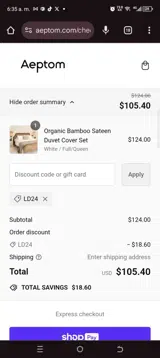 Ld24 coupon verification screenshot
