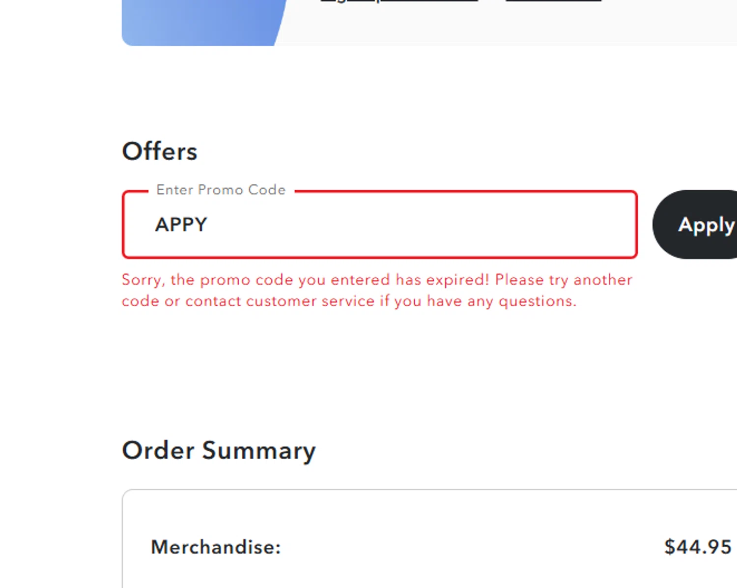 Aerie promo code screenshot showing code APPY applied at Aerie checkout page. Uploaded by SimplyCodes community member SavingsFalcon3521 on Aug 16, 2025