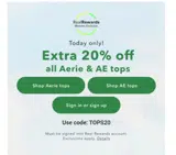 Aerie coupon verification screenshot
