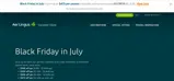 Aer Lingus coupon verification screenshot