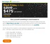 Aer Lingus coupon verification screenshot