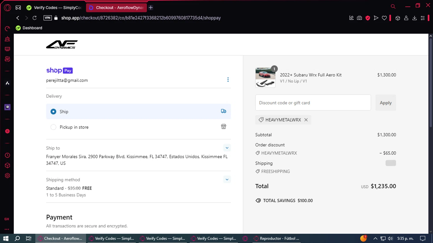 how to use AeroFlow Dynamics coupons
