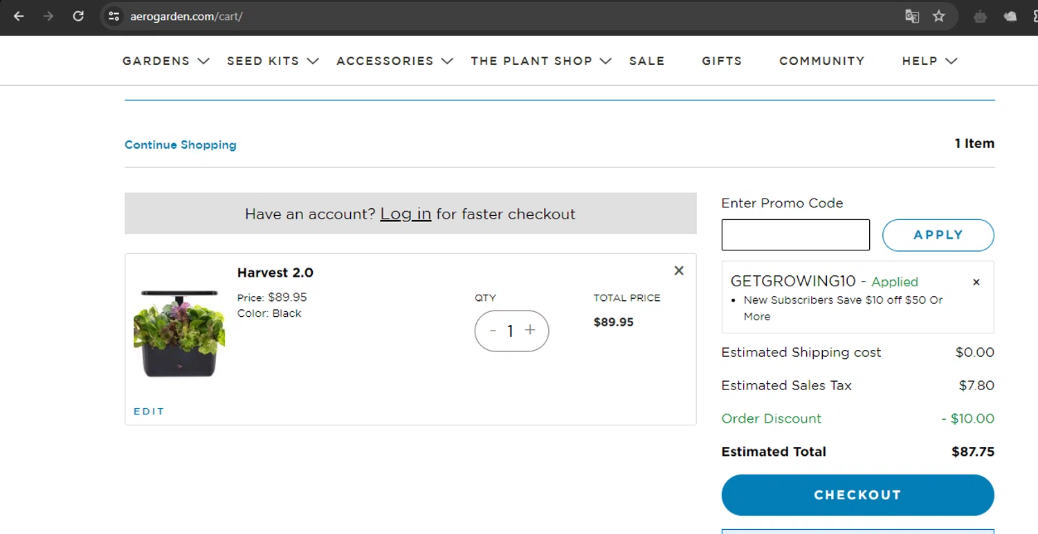 AeroGarden Promo Codes 25 Off May 2024