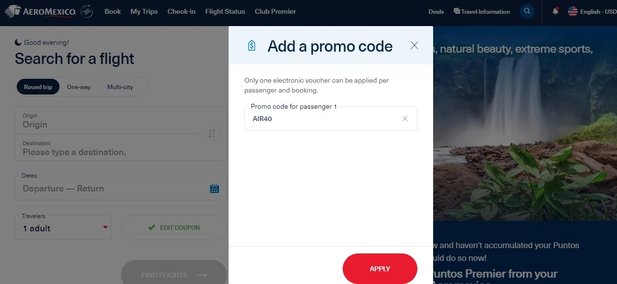 AeroMexico US Promo Codes 10 Off Coupons Jan 2025
