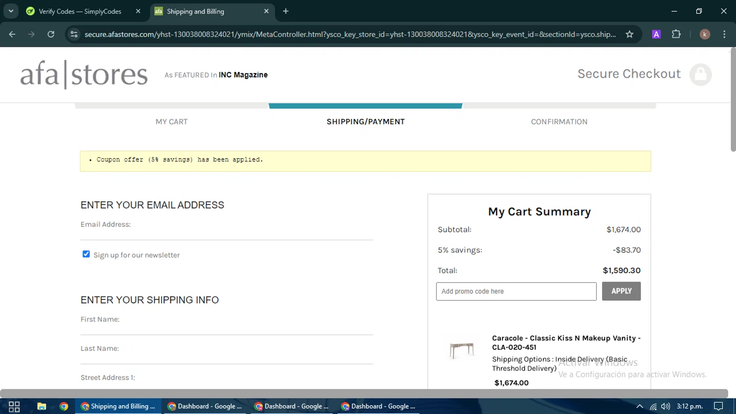 AFA Stores Promo Codes 5 Off September 2024