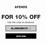 ALJWD2M47C coupon verification screenshot