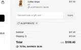 ALQPYBDU7Z coupon verification screenshot
