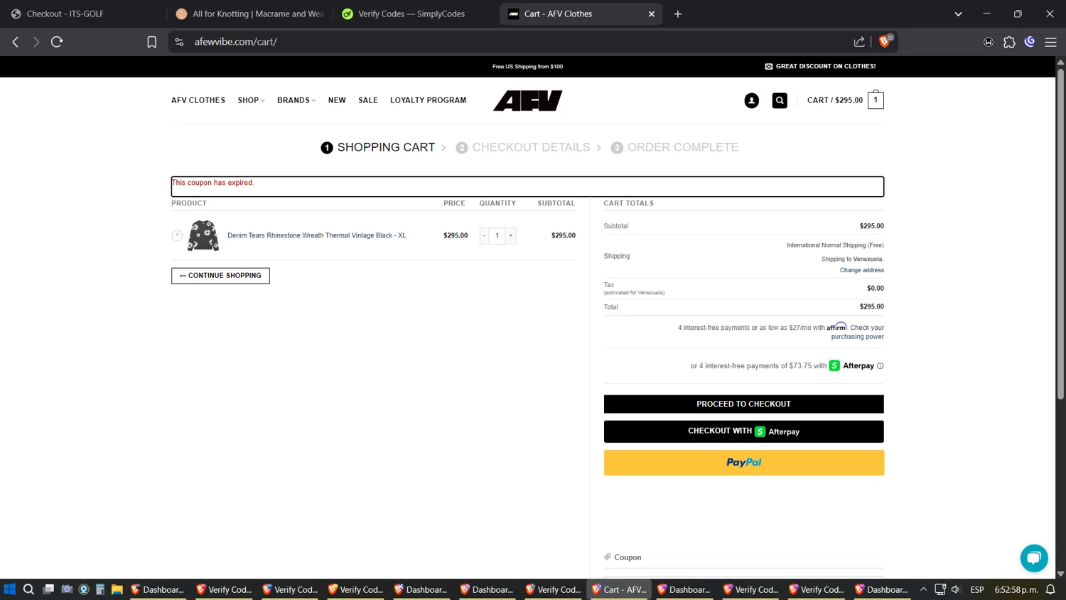 A Few Vibe promo code screenshot showing code SEASON20 applied at A Few Vibe checkout page. Uploaded by SimplyCodes community member Amidamaru on Apr 2, 2025