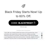 BLACKFRIDAY coupon verification screenshot