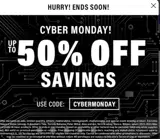 CYBERMONDAY coupon verification screenshot