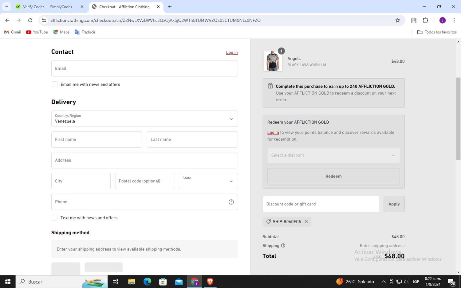 Affliction Clothing Promo Codes - $10 Off | September 2024