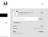 FREESHIP coupon verification screenshot