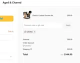 SAVING coupon verification screenshot