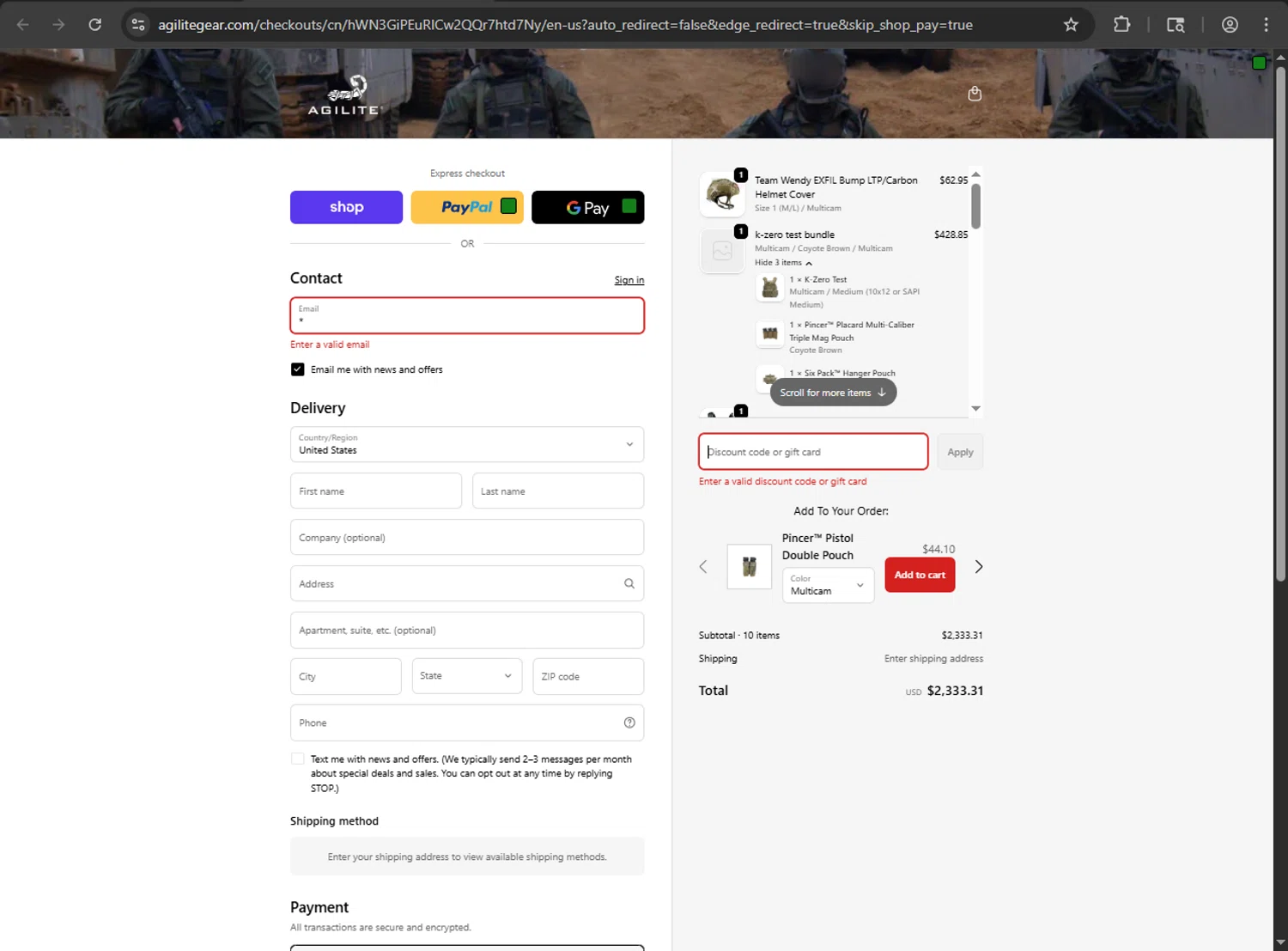 Agilite discount code screenshot showing code GETMYSTUFF15290 applied at Agilite checkout page. Uploaded by SimplyCodes community member luffyreturn on Sep 22, 2025