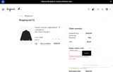 agnès b. coupon verification screenshot
