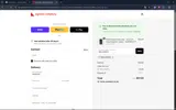 WELCOME10 coupon verification screenshot