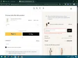 AGUA1ST coupon verification screenshot