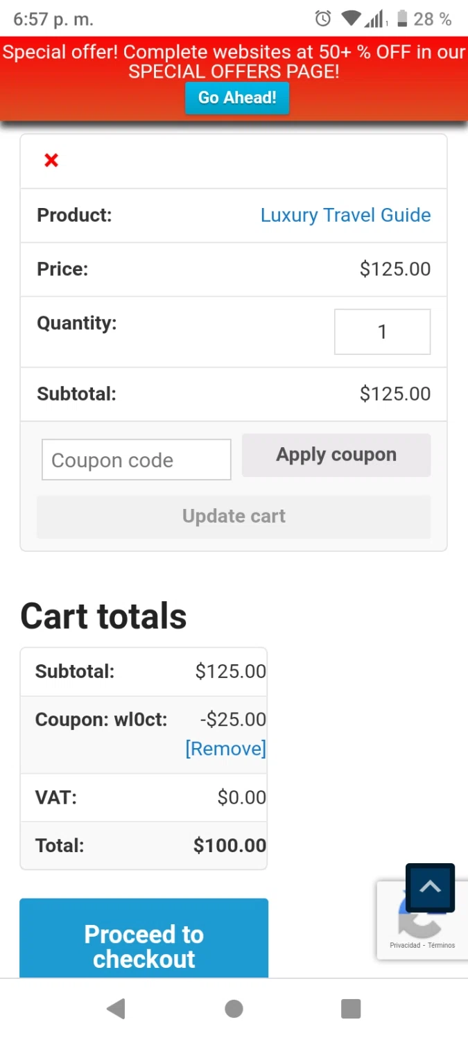 Ahead Hosting checkout page showing Ahead Hosting promo code box | Screenshot taken by SimplyCodes community member on Apr 23, 2021