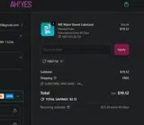 FIRST10 coupon verification screenshot