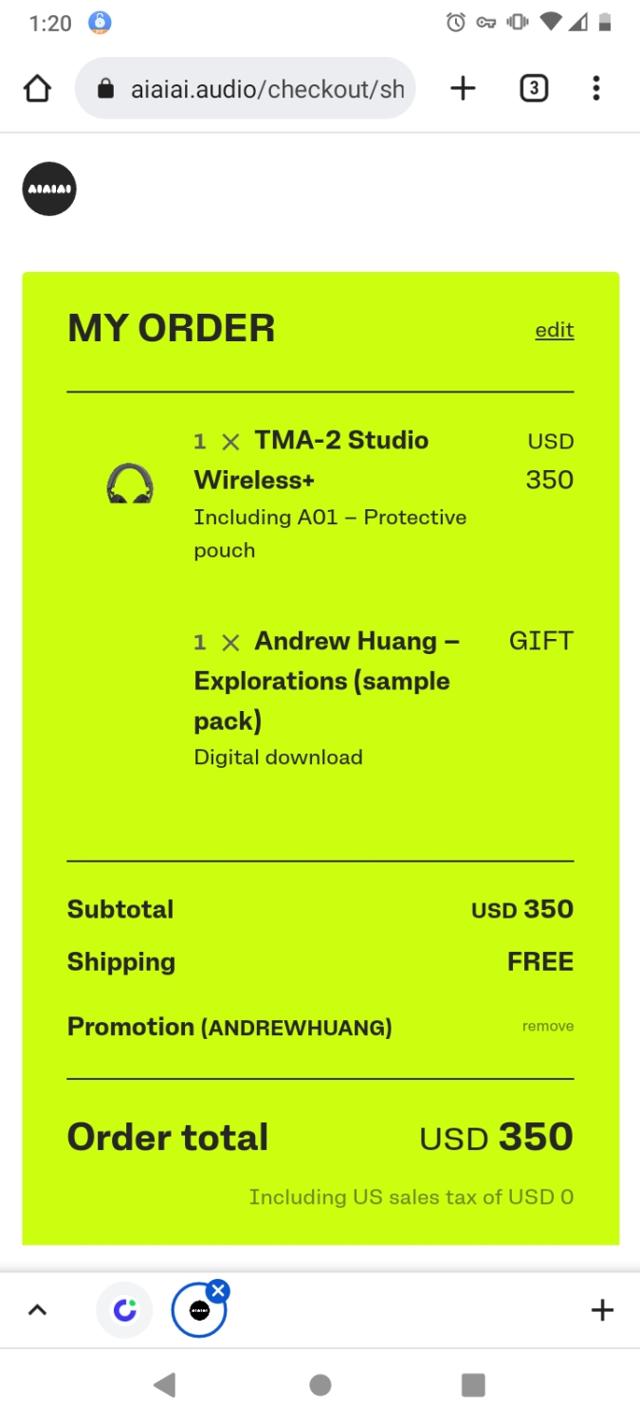 AIAIAI checkout page showing AIAIAI promo code box | Screenshot taken by SimplyCodes community member on Oct 25, 2022