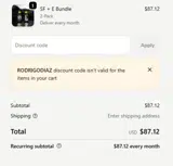 MORE coupon verification screenshot