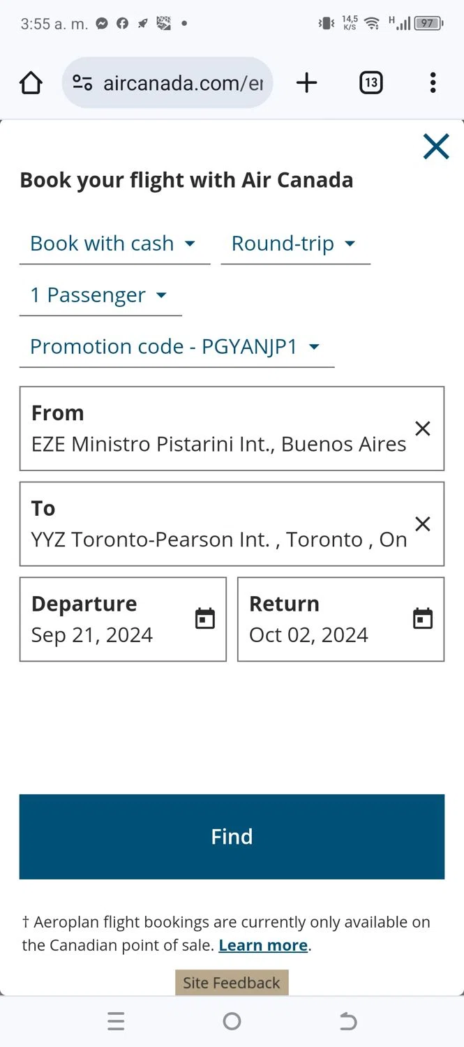 Air Canada Promo Codes 5 Off August 2024