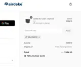Airdeko coupon verification screenshot