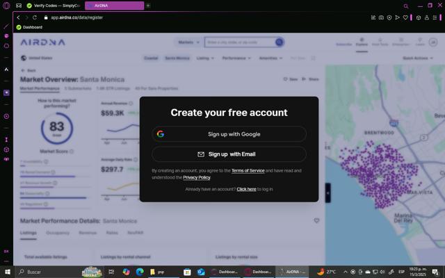 AirDNA checkout page showing AirDNA promo code box | Screenshot taken by SimplyCodes community member on Mar 16, 2025